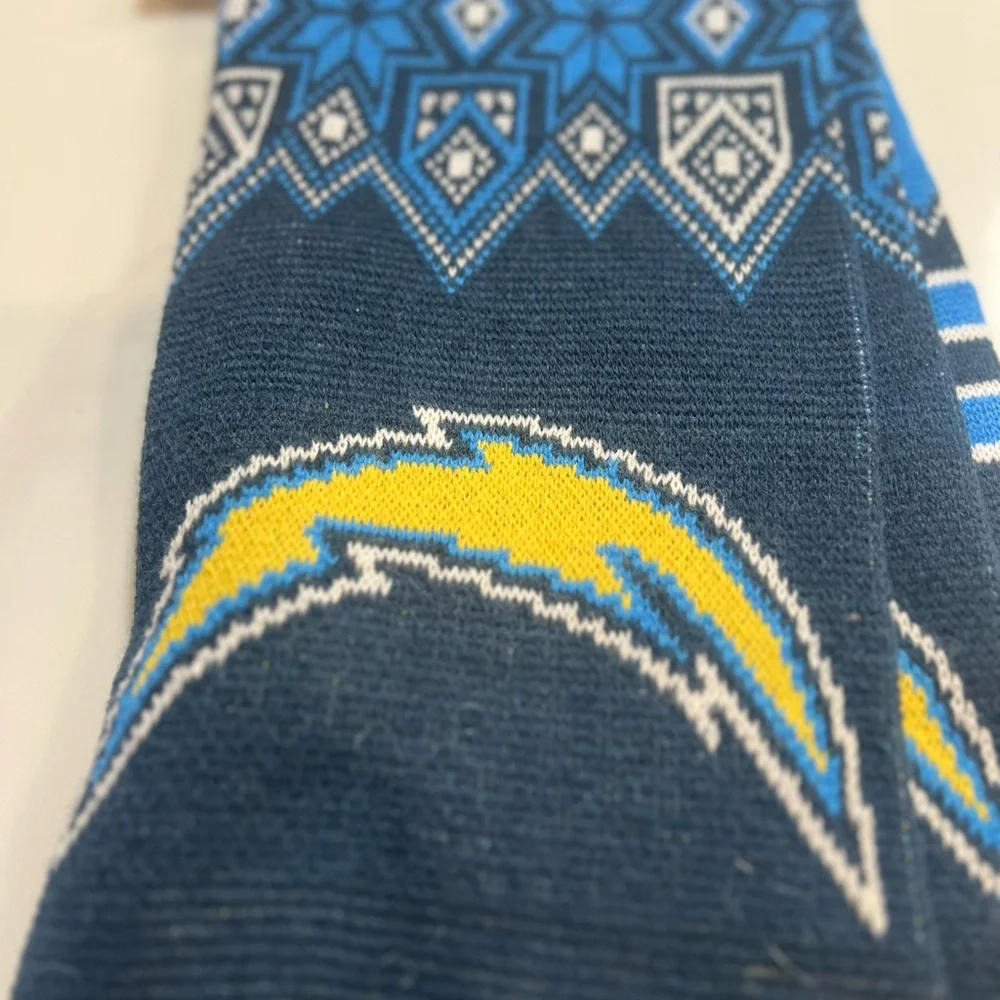 NEW Chargers scarf with fringes. Soft and perfect to show team support. One size